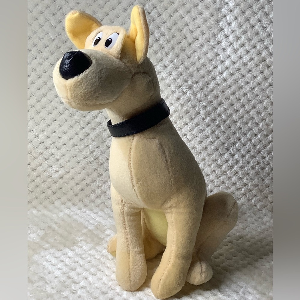 GANZ Plush Dog with Black Collar Stuffed Animal Toy